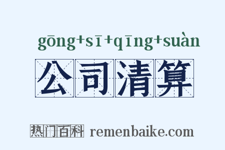 公司清算是什么意思的图片